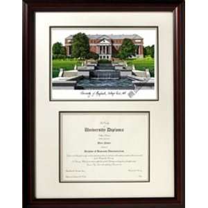  University of Maryland Terps Graduation Diploma Frame 