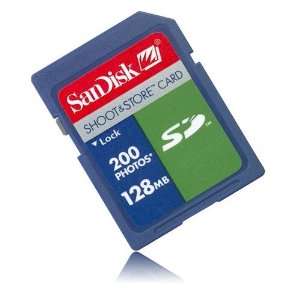  Sandisk 128MB SD Secure Digital Memory Card for Digital 
