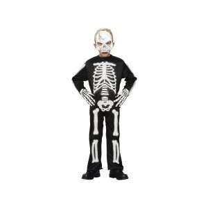 Skeleton Bones Costume Child Medium 6 8