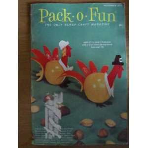 Pack o Fun Scrap Craft Magazine November 1973 Everything 