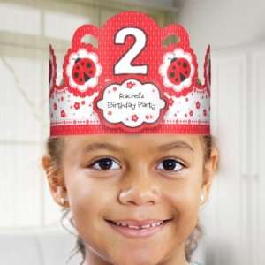    Modern Ladybug   Birthday Party Personalized Hats Toys & Games