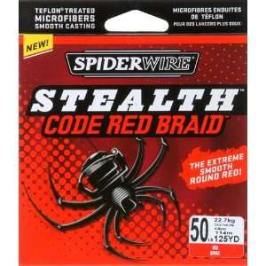  Berkley   Spiderwire Stealth Red 50/12 120 Yd Sports 