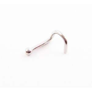  316L Surgical Steel Nostril Screw 18g 18 gauge 7mm 