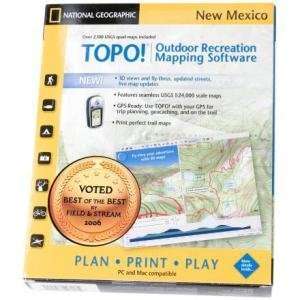  National Geographic TOPO State Series CD ROM New Mexico 