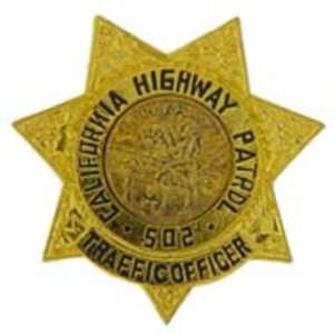  California Highway Patrol Traffic Officer Badge Pin 1 