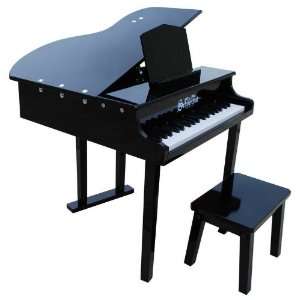   Key Concert Grand Piano w/ Bench in Black by Schoenhut Toys & Games