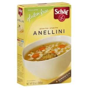 Schar, Pasta Anellini Gf, 12 OZ (Pack of Grocery & Gourmet Food