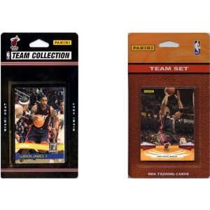  NBA Miami Heat 2 Different Licensed Trading Card Team Sets 