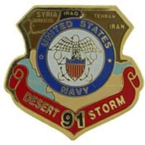  U.S. Navy Desert Storm Map Pin 1 Arts, Crafts & Sewing