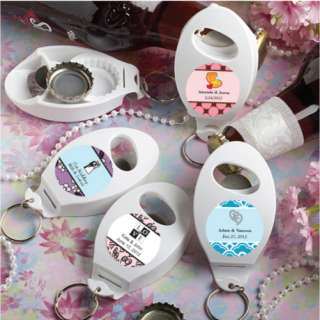   Personalized Expressions Collection bottle opener/key chain favors