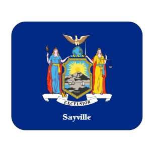  US State Flag   Sayville, New York (NY) Mouse Pad 