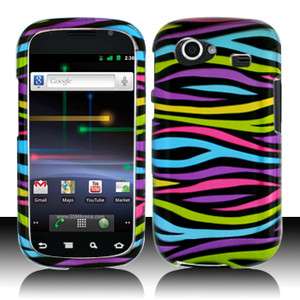 New For Samsung Nexus S Galaxy 2 i9020 Rainbow Zebra Accessory Hard 