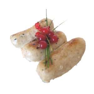 All Natural Boudin Blanc Sausages 4 Grocery & Gourmet Food