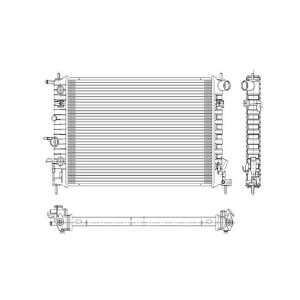  Saturn L Series 3.0L V6 Replacement Radiator With 