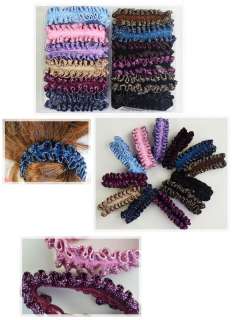 12x Cloth Elastic Girl Hair Bands Headband Rope A154  