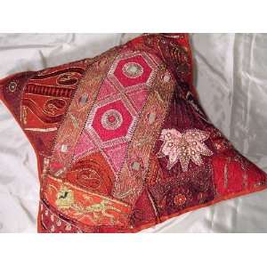   Russet Ethnic Handmade Floor European Pillow Cushion