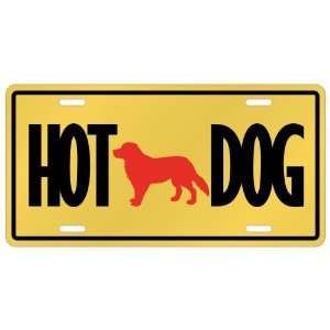   New  American Brittany   Hot Dog  License Plate Dog