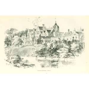  1896 Sandringham England Sandringham Hall illustrated 