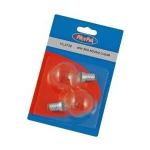 Pik a Pak 40W Ses Clear Round Lamp 45Mm (Pack Of 2) 3730PI 