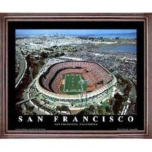  San Francisco 49ers  3Com Park  Framed 26x32 Aerial 