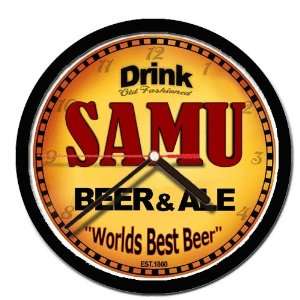  SAMU beer and ale cerveza wall clock 