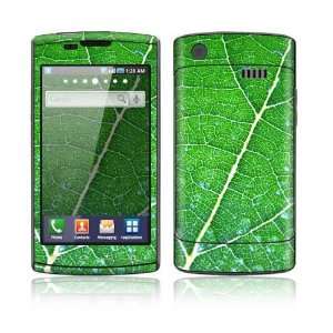 Samsung Captivate Decal Skin Sticker   Green Leaf Texture