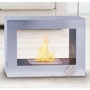   Flame BLA001 Ethanol Biofuel Freestanding Fireplace