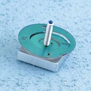  Round Spiral Teal Draydel with Stand