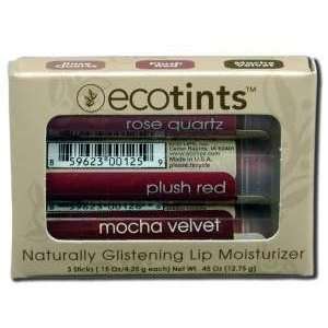    Ecotints   Moisturizing Tinted Lip Balm EcoTints 3 pack Beauty