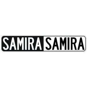   NEGATIVE SAMIRA  STREET SIGN