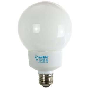   G30 Globe 15 Watt Energy Saving CFL Light Bulb Medium Base, Daylight