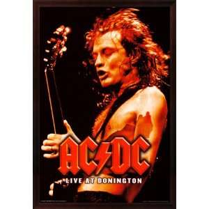  AC/DC  Live At Donington Framed Poster Print, 26x38