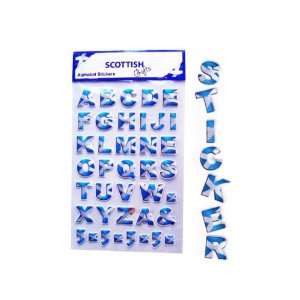  Saltire Alphabet Sticker scottish souvenir Toys & Games