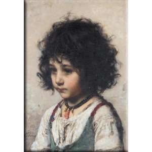  Young Girl 21x30 Streched Canvas Art by Harlamoff, Alexej 