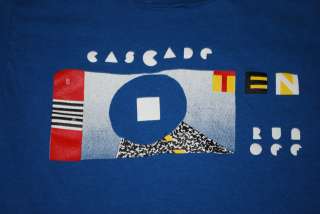 VINTAGE NIKE 10TH CASCADE RUNOFF T  SHIRT 1990 1990S S ORIGINAL 