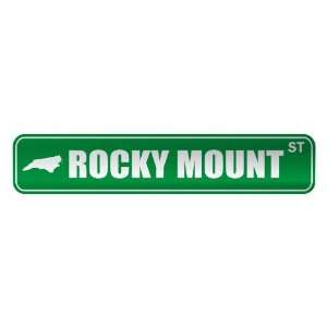   ROCKY MOUNT ST  STREET SIGN USA CITY NORTH CAROLINA