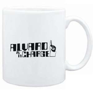  Mug White  Alvaro is in charge  Male Names Sports 