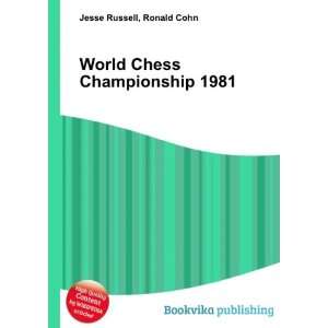  World Chess Championship 1981 Ronald Cohn Jesse Russell 