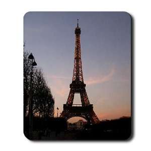  Eiffel Tower Sunset Mouse Pad Twilight Mousepad by 