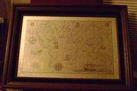 Royal Geographical Society Sterling Silver Map with 24K Franklin Mint 
