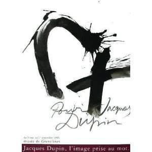    Hommage a Jacques Dupin by Antoni Tapies, 20x28
