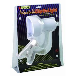 Satco Products SF76/227 Flexible Goose Neck Clip on Lamp with Coiled 