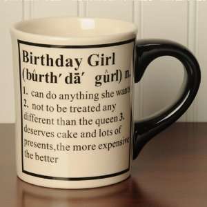   Birthday Girl Definition Occupation Coffee Mugs