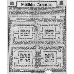  Geitslisher Irrgarten,Maze,c1830,GS Peters