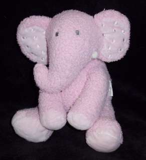 Hallmark Rosebud Pink Fluffy Baby Elephant Plush Toy  