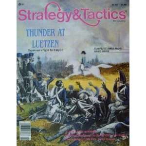 TSR Strategy & Tactics Magazine # 99, with Thunder at Lutzen Board 