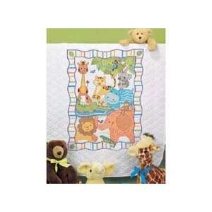  ModZoo Baby Quilt Stamped Cross Stitch Kit Office 