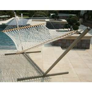 Polyester Rope Hammock Size Deluxe (x large) Patio, Lawn 