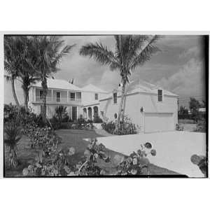   Delray Beach, Florida. Entrance facade, horizontal 1940 Home