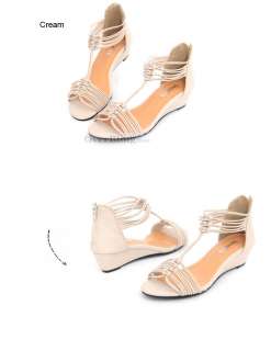   Opened Toe Faux Leather Roman Gladiator Ankle Strap Flats Sandals